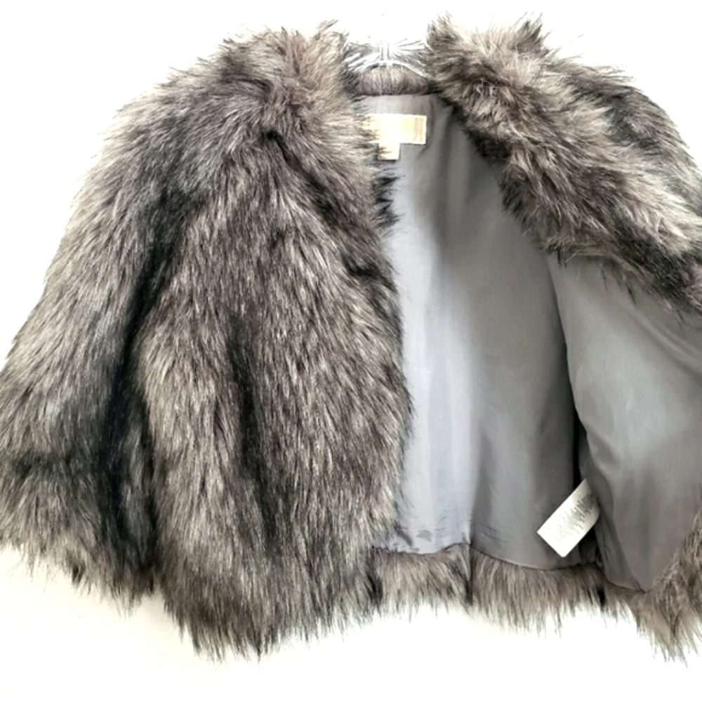 MICHAEL Michael Kors Charcoal Teddy Jacket - Picture 7 of 15